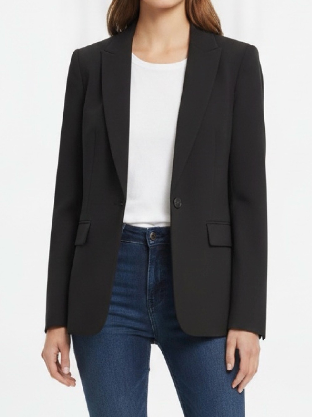 LOFT Black Women’s Tailored Jacket, blazer. Work, office, presentation, classic.